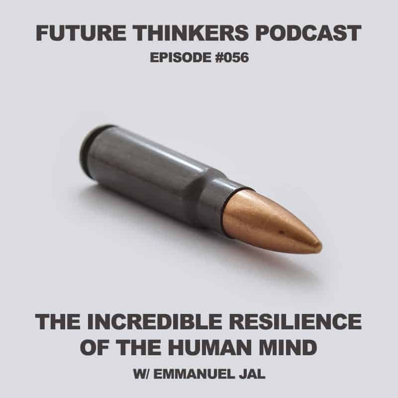 Future Thinkers Podcast guest Emmanuel Jal, former child soldier from South Sudan turned musician and activist, talks to Mike Gilliland and Euvie Ivanova about mental resilience, sovereignty, and importance of storytelling.